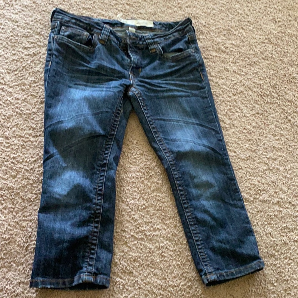 Denim capris stretchy